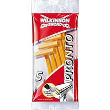 Wilkinson Sword Pronto - Tek Bıçaklı 5 Adet Kullan At Tıraş Bıçağı