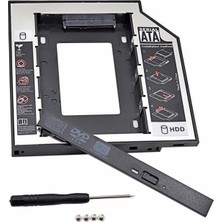 Alfais AL-4717 12.7mm Sata Hdd Harddisk Caddy Kızak Kutu Laptop Ssd Notebook İkinci Hdd Takma