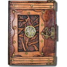 Deffter Krafton Deri Defter / Aksesuvarlı M