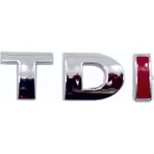 Wolcar Volkswagen Tdi 2005 Yazı Büyük Tek Kırmızı