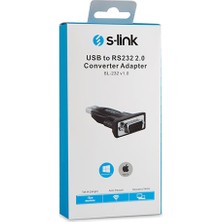 S-link SL-232 v1.0 Usb To RS232 2.0 Çevirici Adaptör