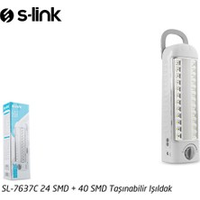 S-Link SL-7637C 24 SMD + 40 SMD Taşınabilir Işıldak