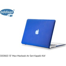 Addison 300663 13 Mavi Macbook Air Sert Kapaklı Kılıf