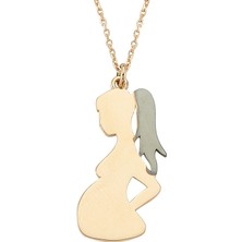 Altınsepeti Rose Altın Hamile Kadın Kolye As1325Klr2