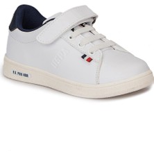 U.S. Polo Assn. Franco Beyaz Unisex Çocuk Ayakkabı