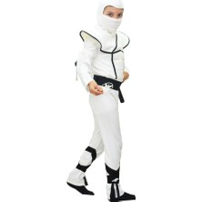Hkostüm Gizli Ninja Çocuk Kostümü Beyaz Lüks 3 - 4 Yaş
