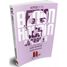 Benim Hocam Yayınları 2018 KPSS Coğrafya Tamamı Çözümlü Soru Bankası