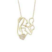 Glorria Altın Anne Taşlı Kolye