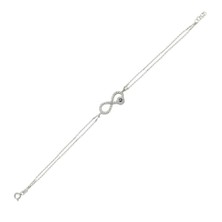 Glorria Gümüş Sonsuzluk Bileklik