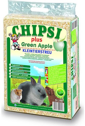 Chipsi Plus Elma Aromali Kemirgen Talaşı 60 Lt