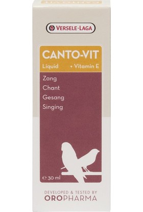 Versele-Laga Oropharma Canto-Vit Liquid(Ötüş İçin, E Vitamin)