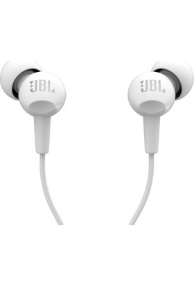 JBL C100SIUWHT Mikrofonlu Kulakiçi Kulaklık CT IE Beyaz