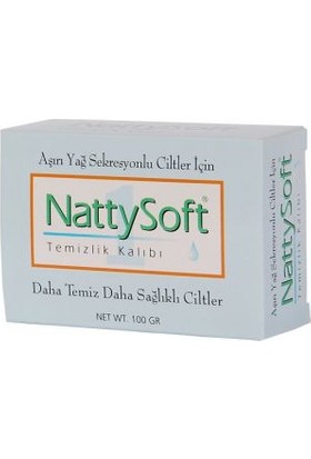 Nattysoft Aşırı Yağ Sekresyonlu Ciltler İçin Temizleme Kalıbı 100 Gr