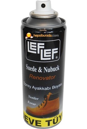 Nuri Leflef Süet Nubuk Boyası Sprey 200 ml TABA