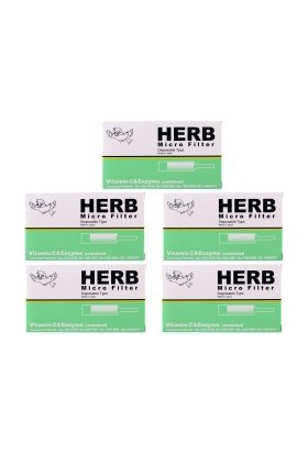 Herb Micro Filter KullanAt Sigara Ağızlığı 5li Paket