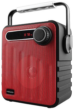 Mikado MD-1437 3W Siyah/Kırmızı Usb-TF-Fm Destekli Bluetooth Taşınabilir Speaker
