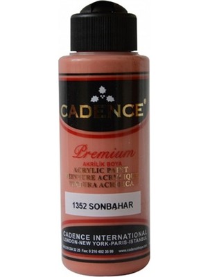Cadence Premium Akrilik Boya 120ml 1352 Sonbahar Yüksek Kapatma Gücüne Sahip Non-Toksik Özellik
