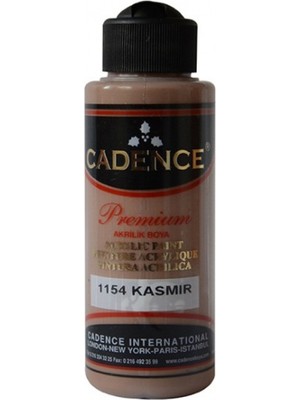 Cadence Premium Akrilik Boya 120ml 1154 Kaşmir Yüksek Kapatma Gücüne Sahip Non-Toksik Boya