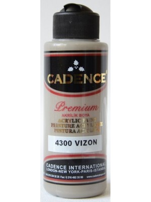 Cadence Premium Akrilik Boya 120ml 4300 Vizon Ahşap ve Tuval İçin Yüksek Kapatma Gücü