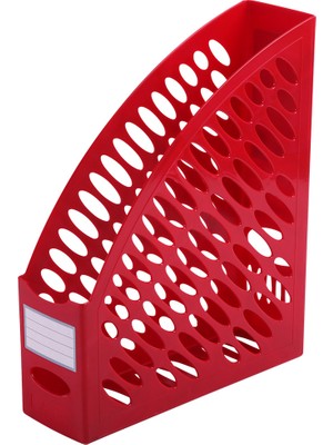 Ark Plastik Kutu Klasör 1 Adet Kırmızı Renk Modern Ofis Kullanımı İçin