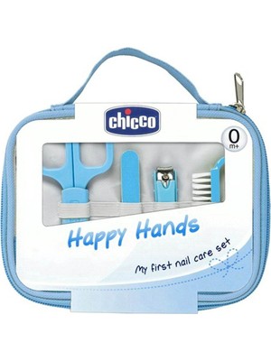 Chicco Happy Hands Bebek Tırnak Bakım Seti Mavi