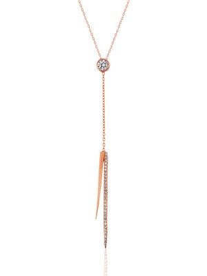 KENPAZAR Bayan Lili Gümüş Çubuk Kolye