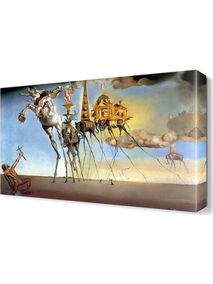 Dekor Sevgisi Salvador Dali Aziz Antonius Tablo  45x30 cm