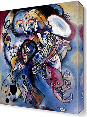 Dekor Sevgisi Wassily Kandinsky3 Canvas Tablo  45x30 cm