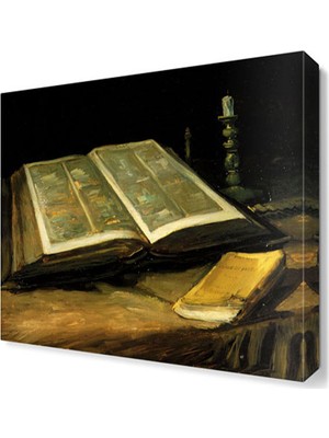 Dekor Sevgisi Kitap Canvas Tablo  30x30 cm