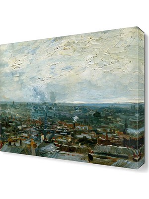 Dekor Sevgisi Şehir Canvas Tablo  30x30 cm