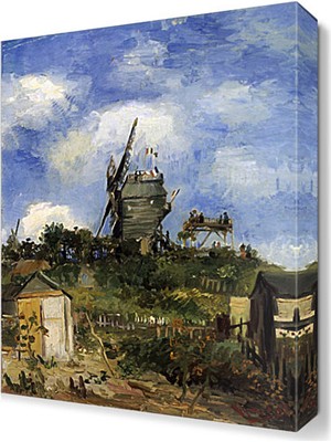 Dekor Sevgisi Yeşil Ev Canvas Tablo  45x30 cm