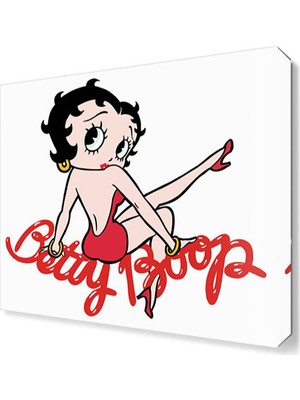 Dekor Sevgisi Batty Boop Canvas Tablo  30x30 cm