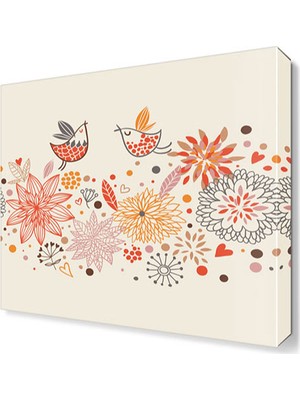 Dekor Sevgisi Desenler Canvas Tablo  30x30 cm