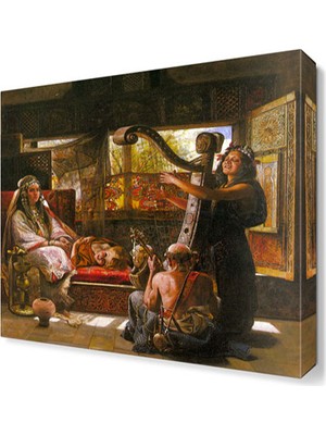 Dekor Sevgisi Francesco Osmanlı Canvas Tablo  45x30 cm