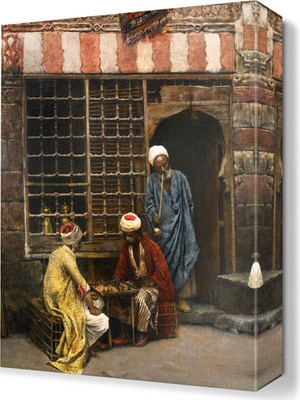 Dekor Sevgisi Edwin Lord Weeks Tavla Canvas Tablo  45x30 cm