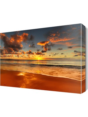 Dekor Sevgisi Güneşin Batışı Canvas Tablo  45x30 cm