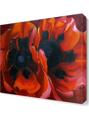 Dekor Sevgisi Lale Tomurcuğu Canvas Tablo  30x30 cm