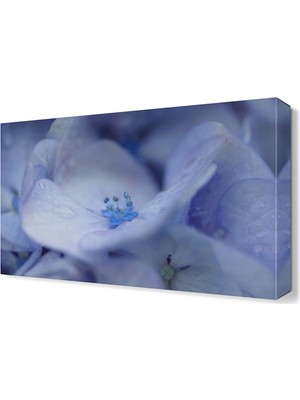 Dekor Sevgisi Beyaz Yapraklar Tablosu 45x30 cm