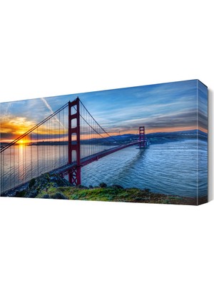 Dekor Sevgisi Boğaz Köprüsü Canvas Tablo  45x30 cm