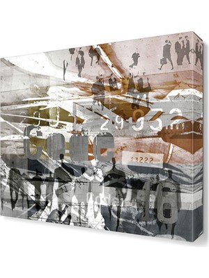 Dekor Sevgisi Dekoratif Şekiller7 Tablosu 30x30 cm