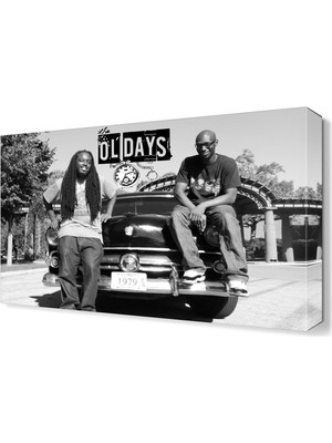 Dekor Sevgisi Eski Günler Tablosu 45x30 cm