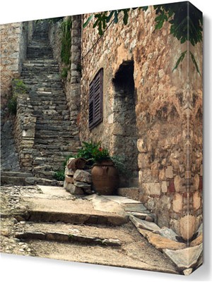 Dekor Sevgisi Sokak Tablosu 45x30 cm