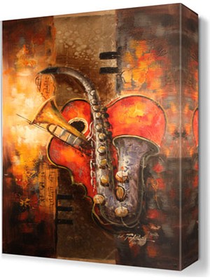 Dekor Sevgisi Entruman Canvas Tablo  45x30 cm