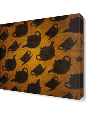 Dekor Sevgisi Kahve Tablosu 40x40 cm