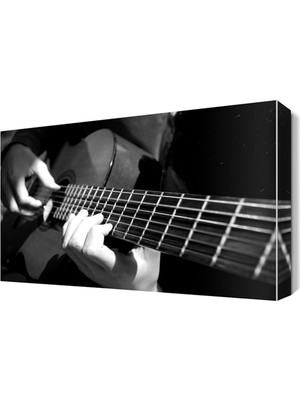 Dekor Sevgisi Gitar Solo Canvas Tablo  45x30 cm