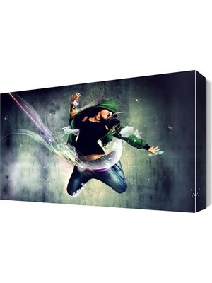 Dekor Sevgisi Çılgın Dans Canvas Tablo  45x30 cm