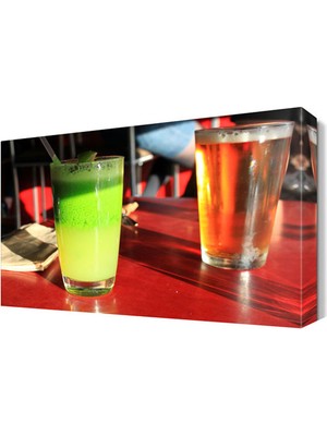 Dekor Sevgisi İçki3 Tablosu 45x30 cm