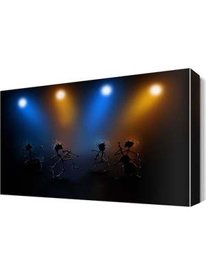 Dekor Sevgisi Çılgın Konser Canvas Tablo  45x30 cm