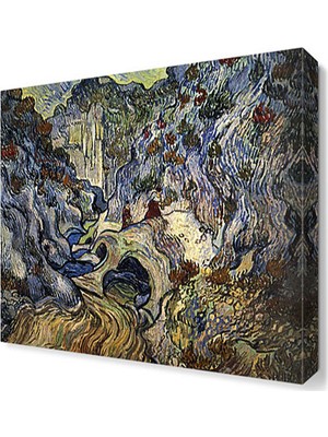 Dekor Sevgisi Köprüden Geçenler Tablosu 30x30 cm