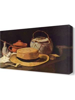 Dekor Sevgisi Şapka Tablosu 45x30 cm